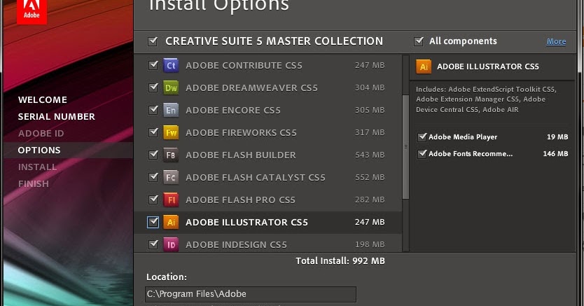 adobe master collection cs5 installer